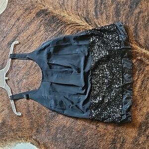Tank with sequins
